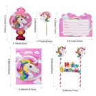 Наборы цветных планшетов для детской вечеринки, единорог, тематическая вечеринка, пони, товары для вечеринки, тарелка, тарелка для торта, вымпелы, декоративные принадлежности