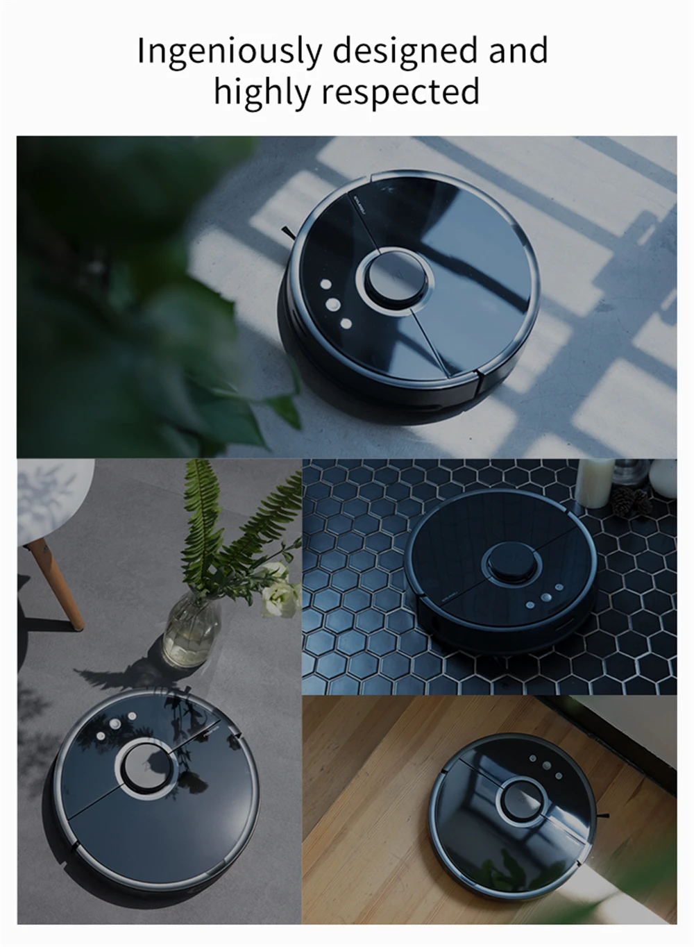 Международная версия roborock S55 робот пылесос 2 приложение Управление Smart планируется 2000 Pa всасывания мокрой уборки ЕС plug