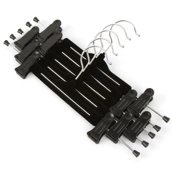 Вешалка Hangerlink для брюк и юбки с зажимами (100 шт./лот) SN2224|Сушильные полки сетки| |