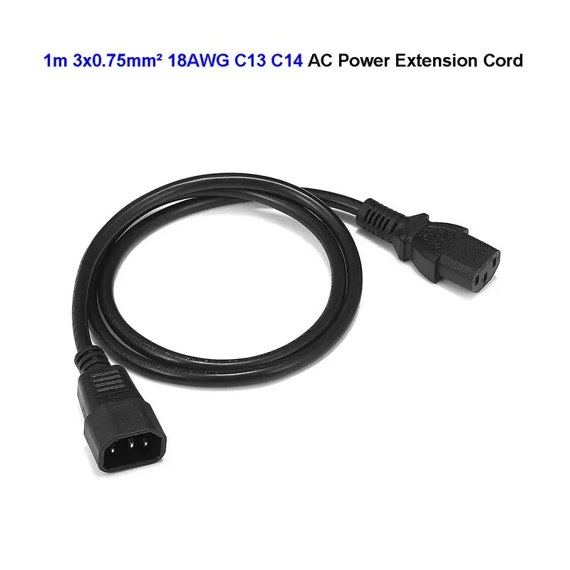UPS IEC C13 до C14 шнур питания 3 м 5 м 10 м C13 C14 удлинитель питания для PDU PC монитор компьютера DMX DJ сценический светильник переменного тока