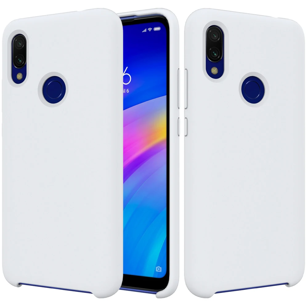 Чехол для Xiao mi Red mi 6A 6 Note 7 Pro 5 Plus для Xiaomi mi 9 SE A2 8 Lite 6 6X mi x 2 2S Max 3 Plus мягкий жидкий силиконовый чехол-накладка - Цвет: Белый