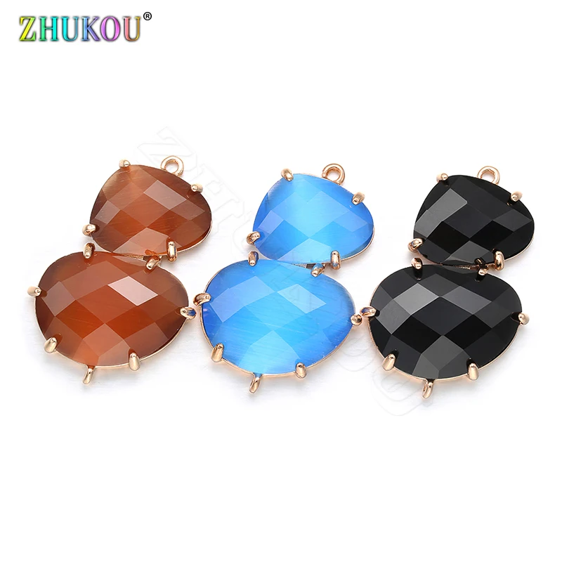 ZHUKOU 2018 синие черные коричневые подвески для женщин ожерелье ювелирные изделия