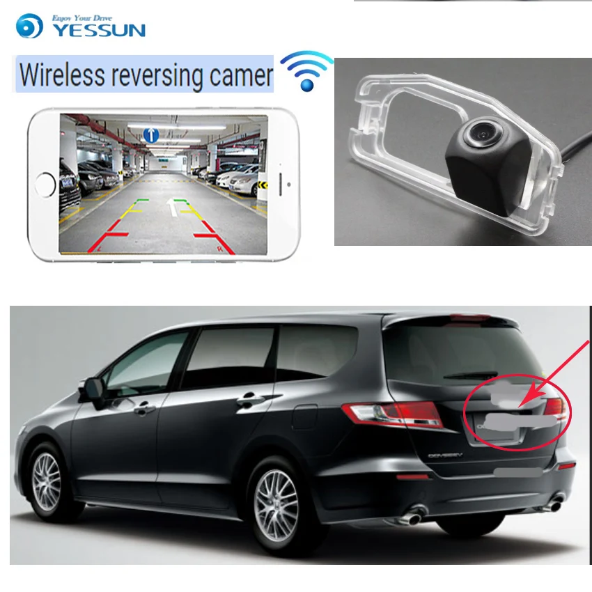YESSUN новая Ariiva Автомобильная камера заднего вида HD для HONDA ODYSSEY MK4 Honda Odyssey RB3 RB4 2010 ~