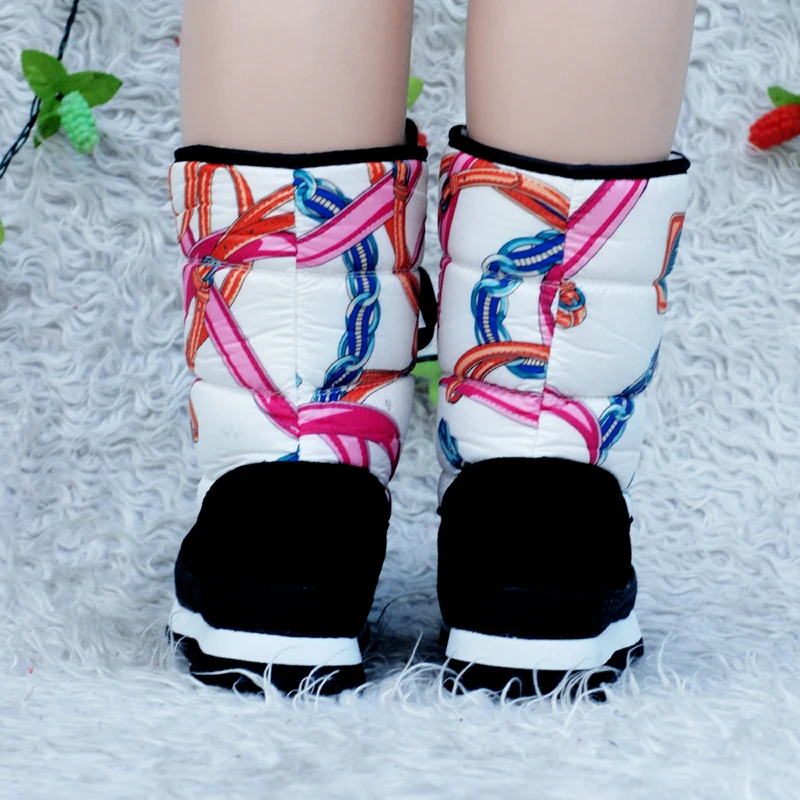 Женские ботинки из водонепроницаемого материала женские зимние высокого