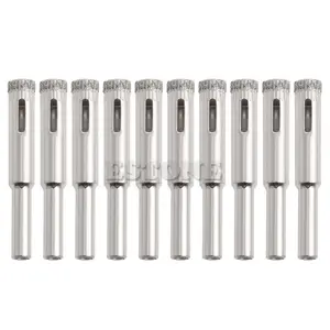 Коронки OOTDTY с алмазным покрытием, 5681012 мм, 10 шт.