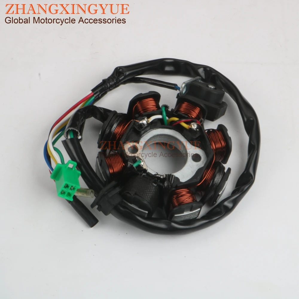 Скутер статор 6-8 полюс катушки для LONGJIA LJ125T GY6 125/150 152QMI 157QMJ 4-тактный |