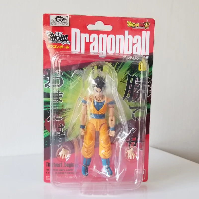 Японское аниме "Dragon Ball Z" BANDAI SHODO SHOKUGAN Vol.6 фигурка-Ultimate Son Gohan(высота 9 см