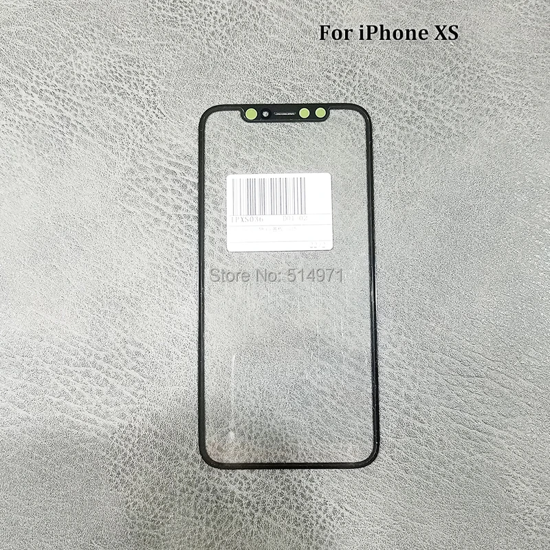 Novecel A+ Качество переднего экрана внешняя стеклянная линза с OCA Замена для iPhone X XR XS Max Запасные части