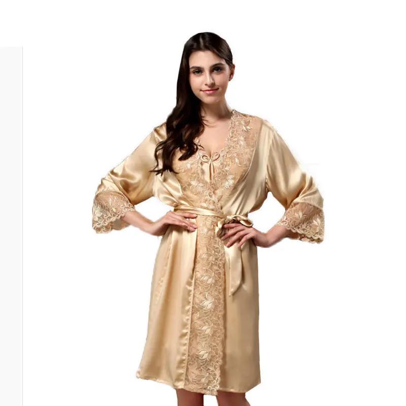 Женская ночная рубашка на бретельках летняя пикантная из 100% натурального шелка