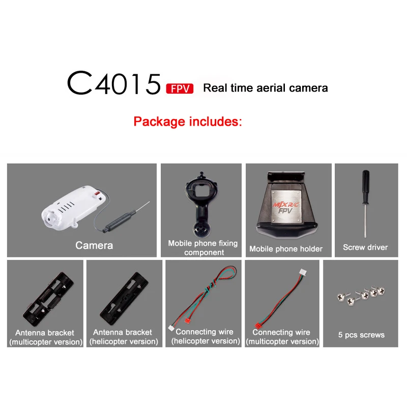 MJX C4015 WI-FI FPV-системы RC дроны Камера C4005 Обновление версии для X401H X601H X400 X500 X600 X800 X101