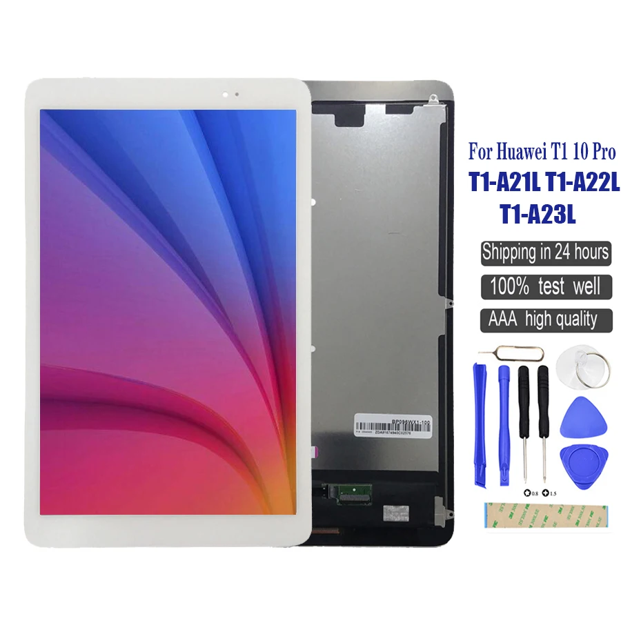 ЖК дисплей и дигитайзер сенсорного экрана в сборе для Huawei Mediapad T1 10 Pro LTE с дисплеем