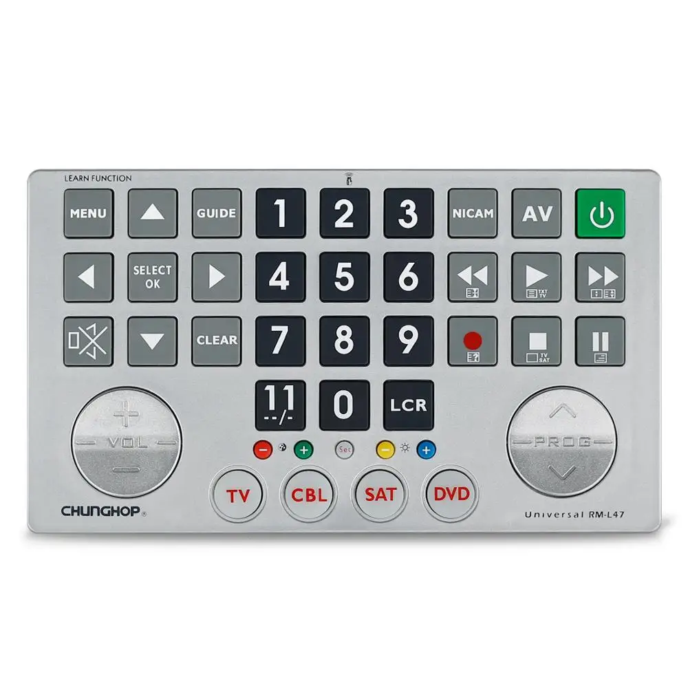 Chunghop комбинированный пульт дистанционного управления для ТВ SAT DVD CBL DVB T AUX