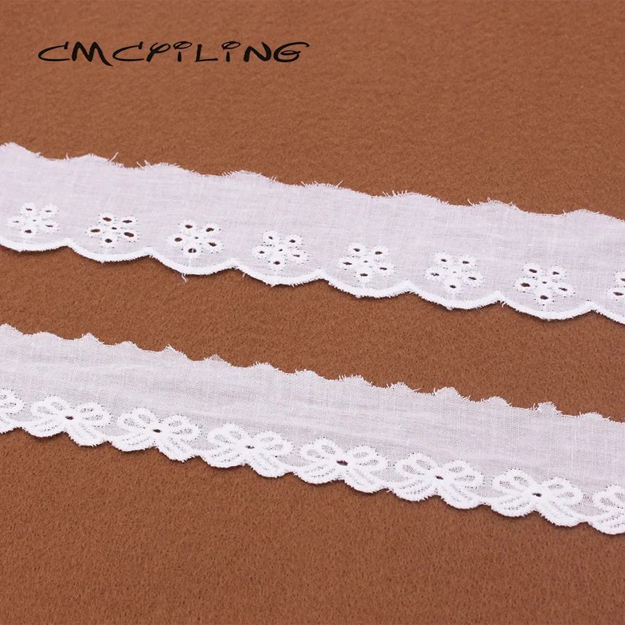 CMCYILING хлопчатобумажная вышивка искусственное платье аксессуары 1 ярд | Дом и сад