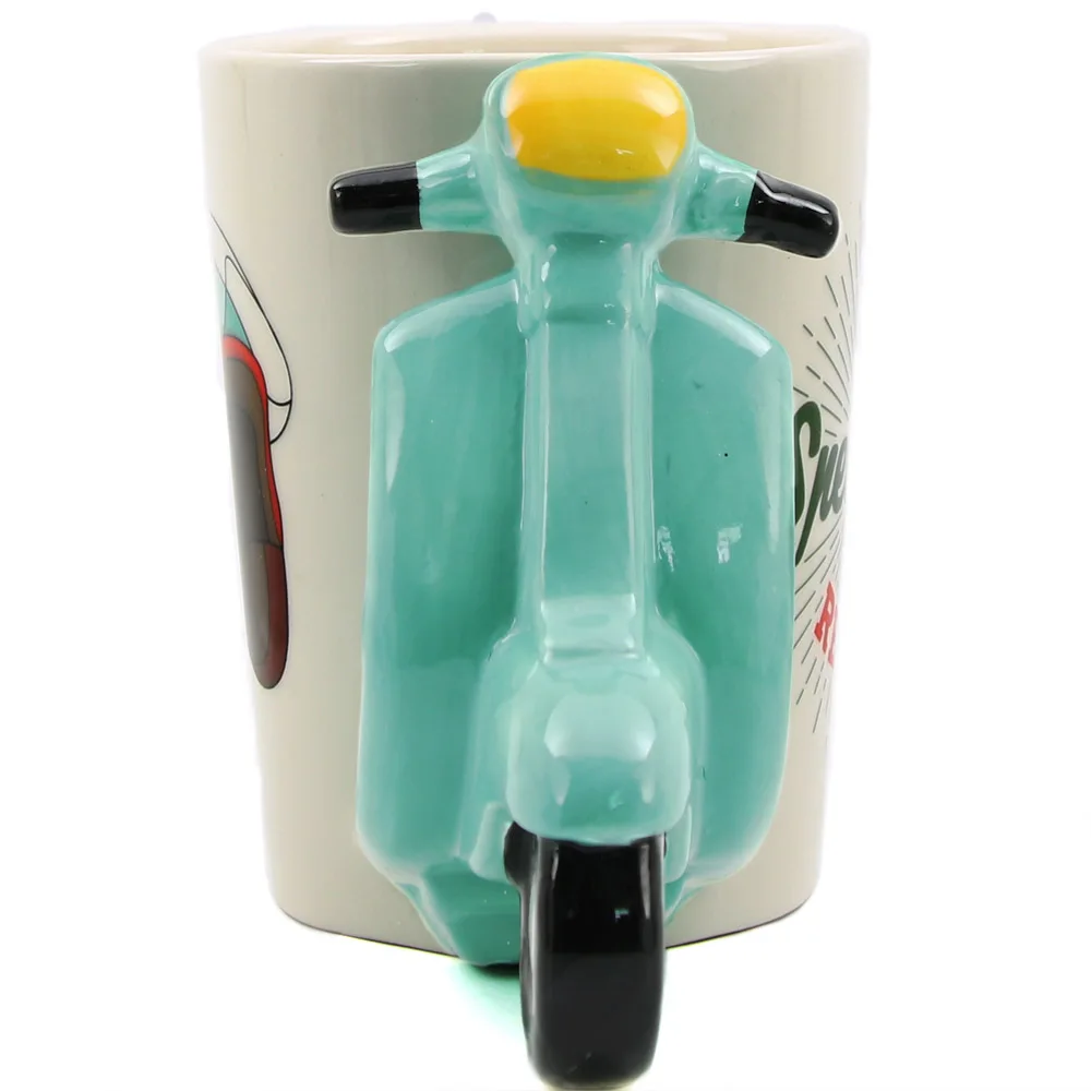 1 шт. скоростной королевский дизайн Ретро Скутер кружка мотоцикл мото Форма 3D