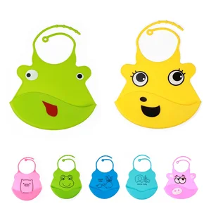 TYRY.HU 1 шт. милые детские нагрудники водонепроницаемый силиконовый слюнявчик для кормления ребенка Новорожденные Мультяшные водонепроницаемые фартуки детские силиконовые нагрудники