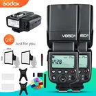 2x Godox V850II 2,4G GN60 Беспроводная система X литий-ионная батарея Speedlite + X1 триггерный передатчик для Canon Nikon Sony Fuji Olympus