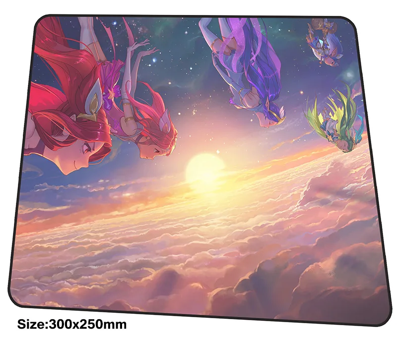 Коврик для мыши jinx 300x250x3 мм, игровой коврик для мыши, великолепный игровой компьютерный стол, мультяшный большой игровой коврик