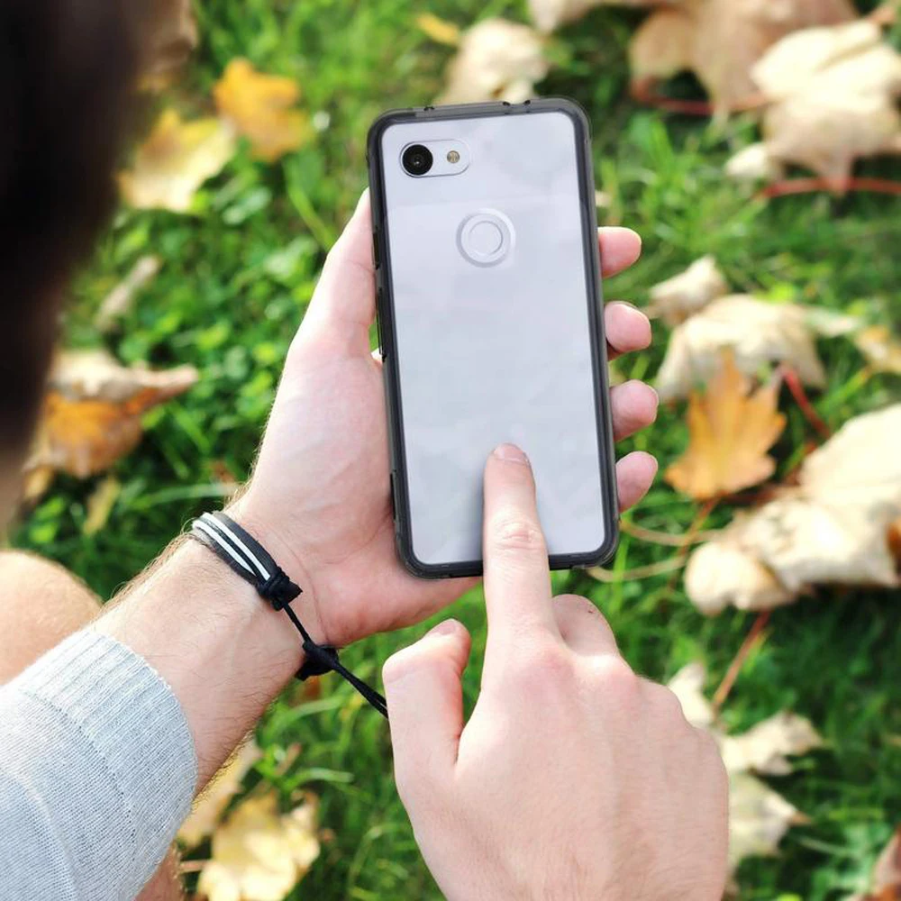 Ringke Fusion для Google Pixel 3a XL прозрачная задняя крышка из поликарбоната и мягкая рамка