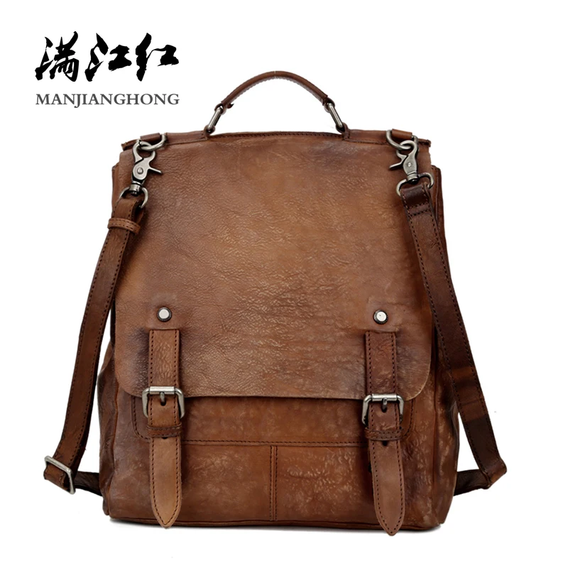 Винтажные мужские сумки-мессенджеры модная кожаная сумка через плечо Guniune для