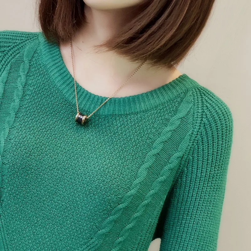 women's sweater short new lazy wind spring and autumn candy color solid bottoming shirt | Женская одежда