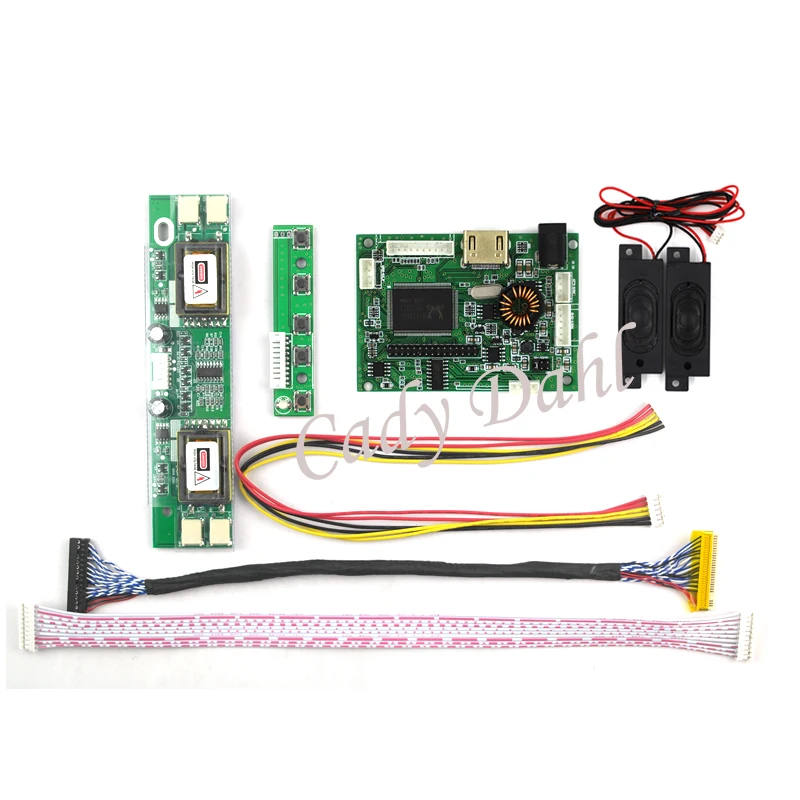 HDMI Audio + Backlight 30P LVDS Cable Speaker LCD Controller Board Kit for 19&quot M190A1-L0A M190PW01 V0 1440X900 2ch 8bit | Компьютеры и