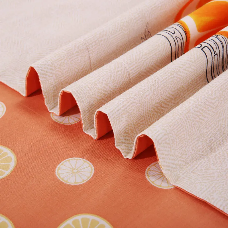 Хлопковый комплект Постельные принадлежности оранжевый Велосипедный Спорт