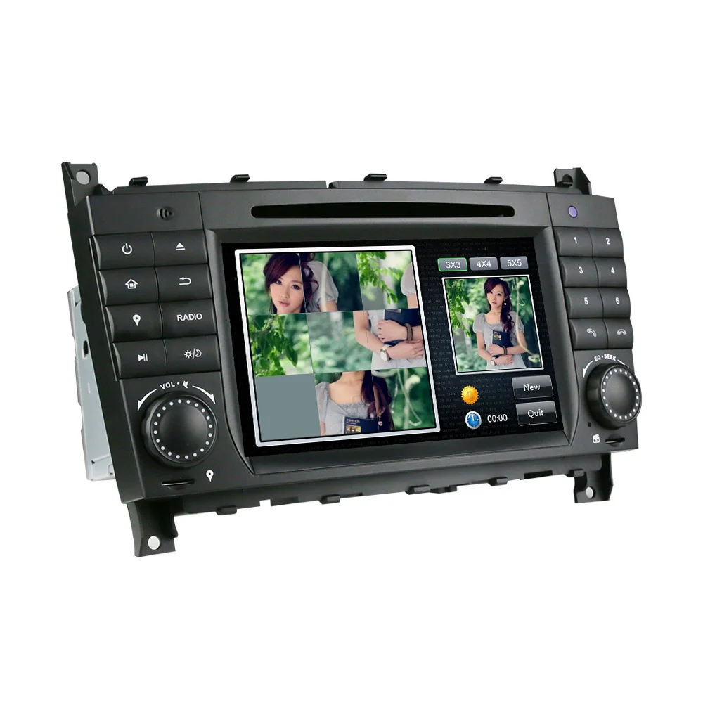 Новый автомобильный Dvd плеер Eunavi 2 Din для Benz C Class W203 C180 C200 C220 C230 C240 C250 C270 C280 C300 C320 C350 C32