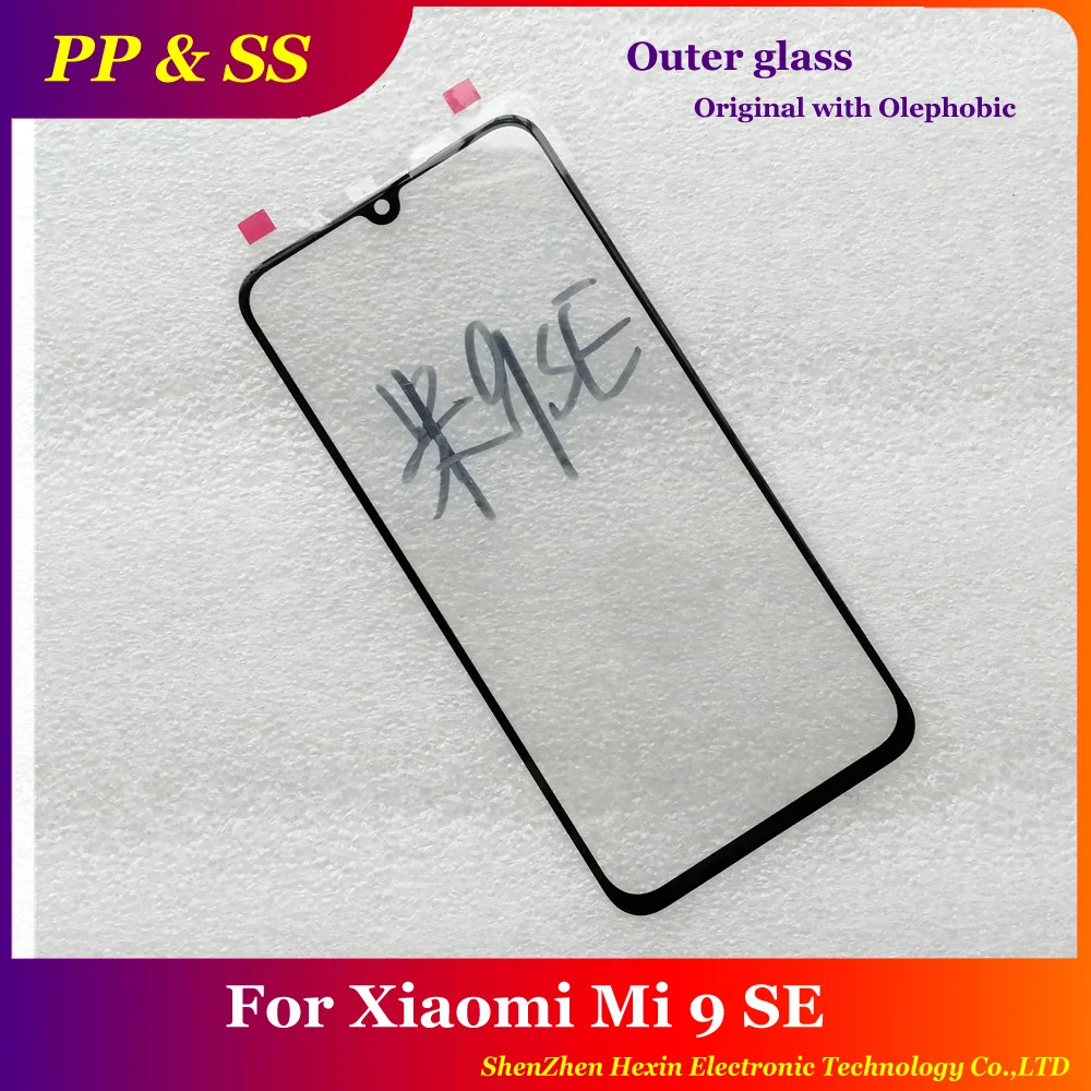 10 шт. Оригинальный ЖК Внешний стеклянный объектив для Xiaomi Mi 9 SE 5 97 дюйма с