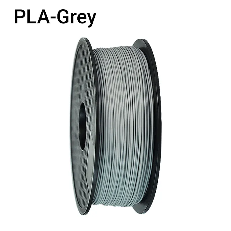 Grey TOPZEAL высокое качество PLA 3d принтер нити белого цвета 1,75 мм 1 кг катушка для 3D печати материалов - Цвет: Grey