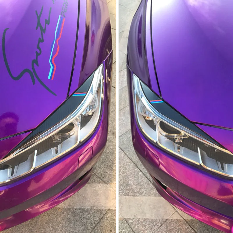 Для BMW F30 12 16 углеродное волокно M спортивный стиль Брови Веки брови налобный
