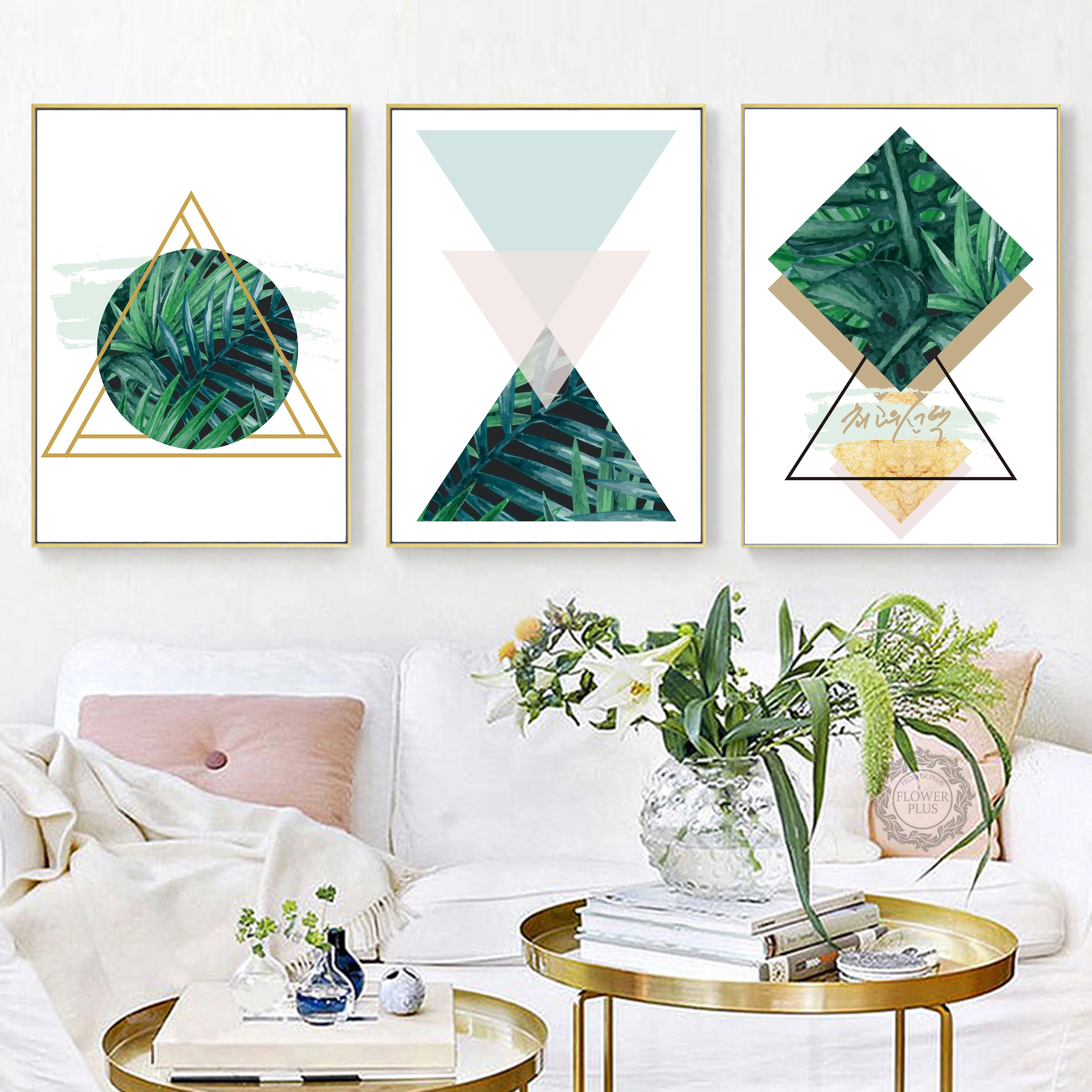 Постер в скандинавском стиле домашний декор картина с геометрическим рисунком