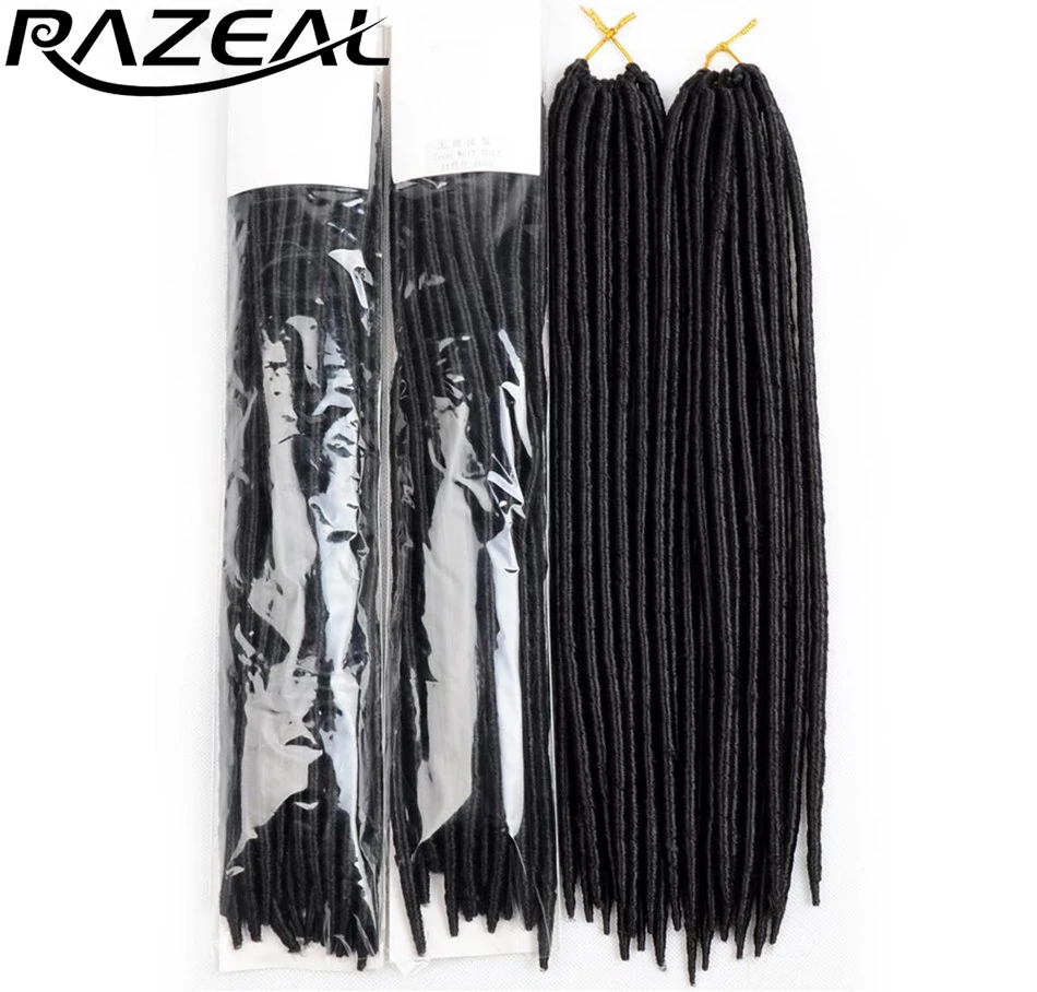 6 шт. синтетические косички Razeal 14 дюймов 18 дюймов|extension crochet|extension hairextension synthetic |