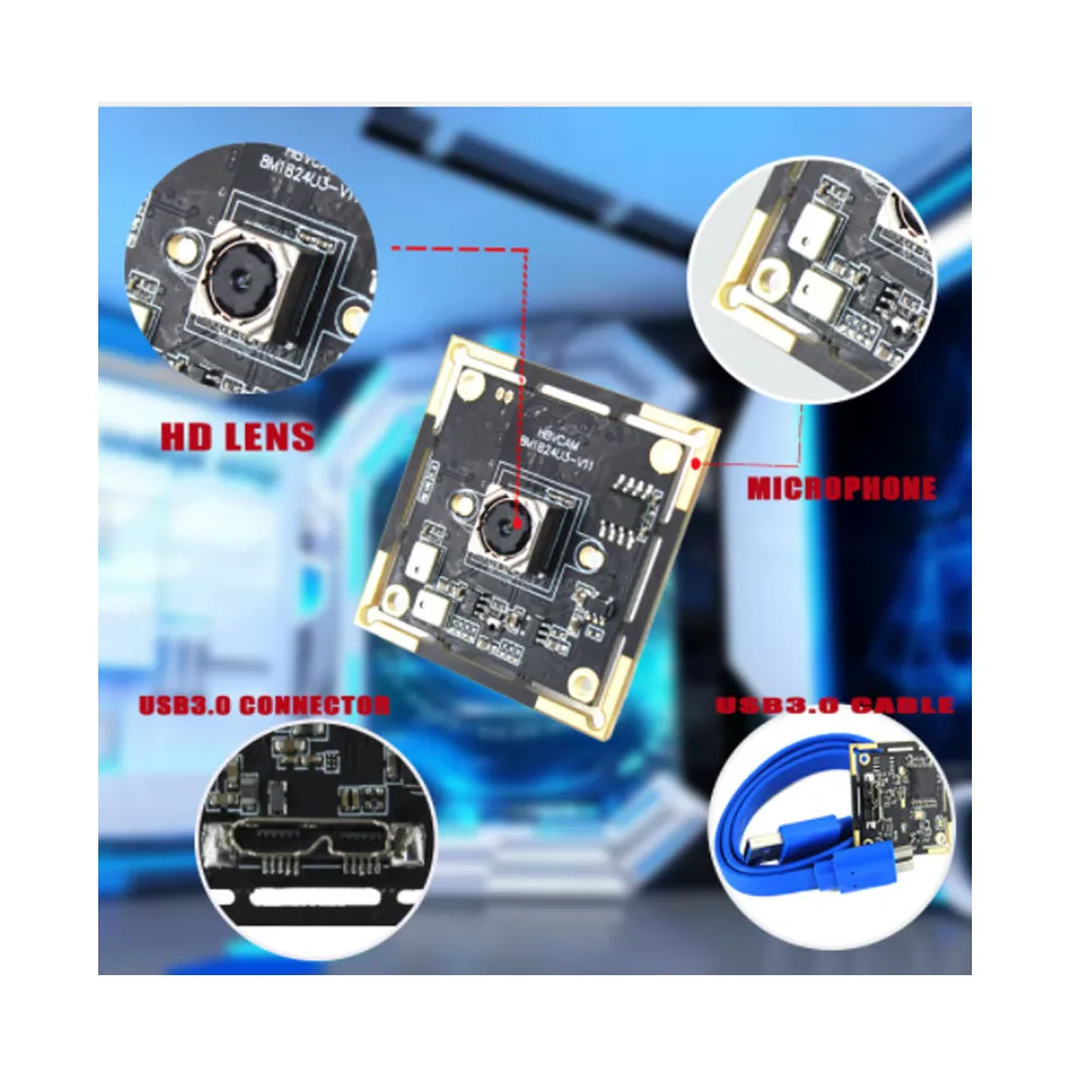 USB-модуль камеры Micro usb3.0 датчик IMX179 модуль с автофокусом 8 МП | Безопасность и
