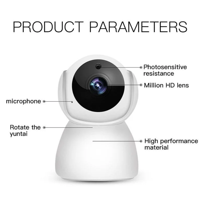HD 720 P 1080 P домашняя ip-камера безопасности двухсторонняя аудио Беспроводная мини-камера 1MP ночного видения Wi-Fi камера видеонаблюдения детский монитор