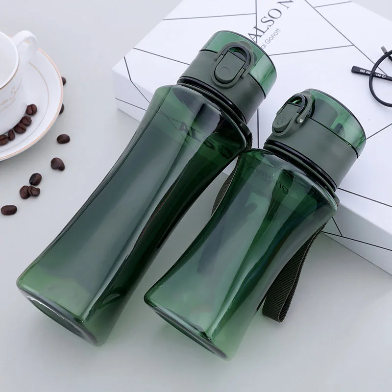 Спортивные Бутылки для воды 400/600ml Протеин шейкер для путешествий на открытом воздухе Портативный герметичные Тритан Пластик напитков бутылка без добавления бисфенола А