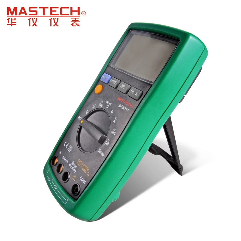 MASTECH MS8217 True RMS цифровой мультиметр измеритель переменного/постоянного напряжения