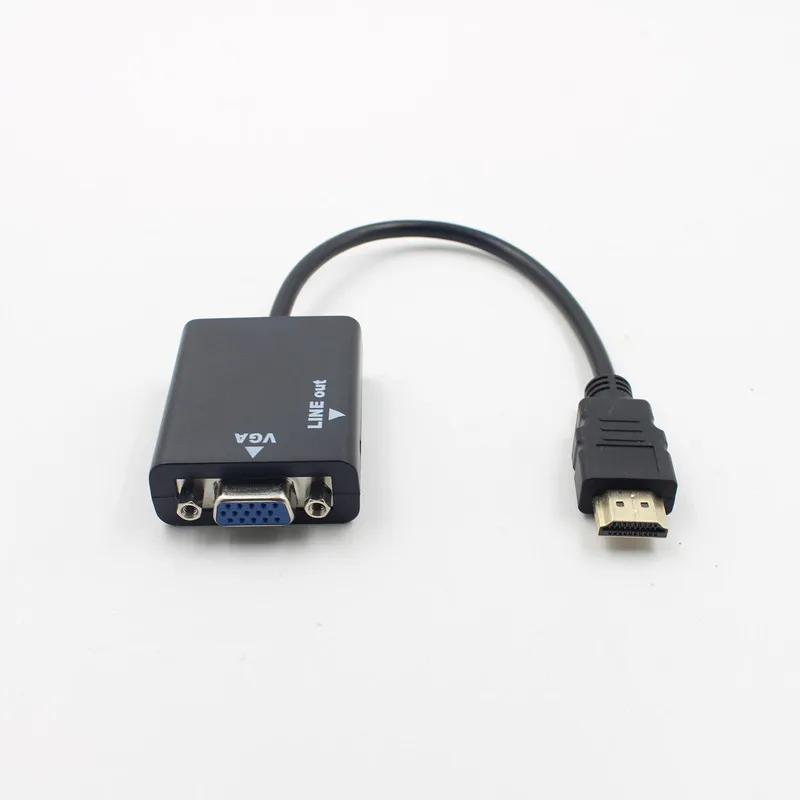 Адаптер hdmi vga P 1080 кабель мужской для мониторинга безопасности линии с аудио HD