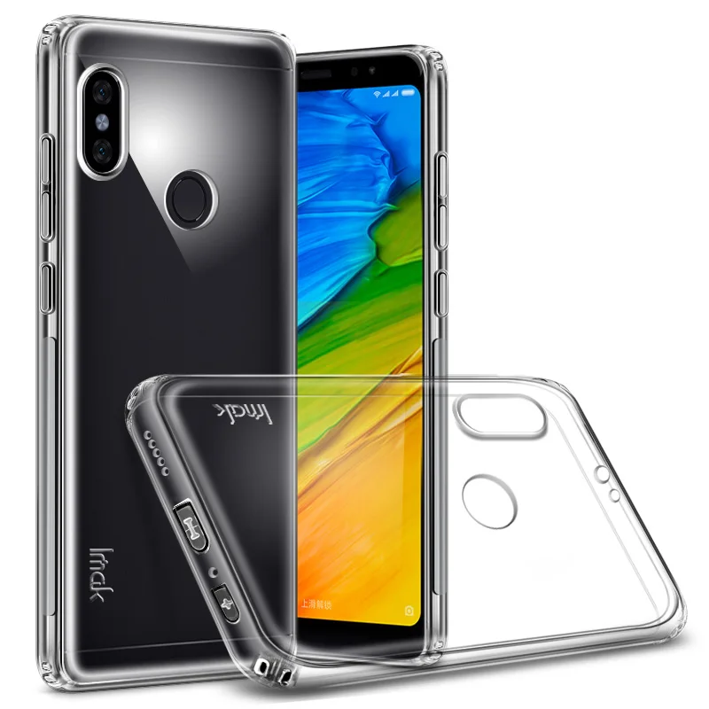 IMak Slim Airbag Stealth Soft Case For Xiaomi Redmi Note5(AI Dual Camera)/Redmi Note 5 Pro(India Version) Smartphone Capa + Film |