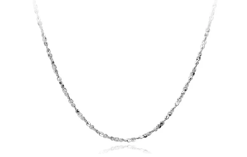 Оптовая продажа подлинное серебро 925 Рождественский подарок 45 см 18 &quotЭлегантное