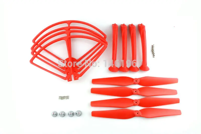 2 set /lot Propellers Blades Protecting Frame Landing Gear Set for RC Quadcopter Syma X8C X8W X8G X8HC X8HW X8HG Drone Parts | Игрушки и