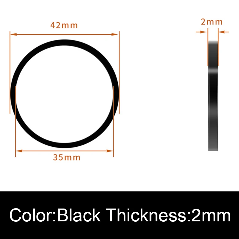 Black 2mm Fmfxtr MTB велосипедные ступицы свободного хода прокладки из алюминиевого сплава CNC велосипед BB ось регулировки шайба 35*42 мм 1/1. 5/2/2,5 мм велосипедный вынос руля Запчасти - Цвет: Black 2mm