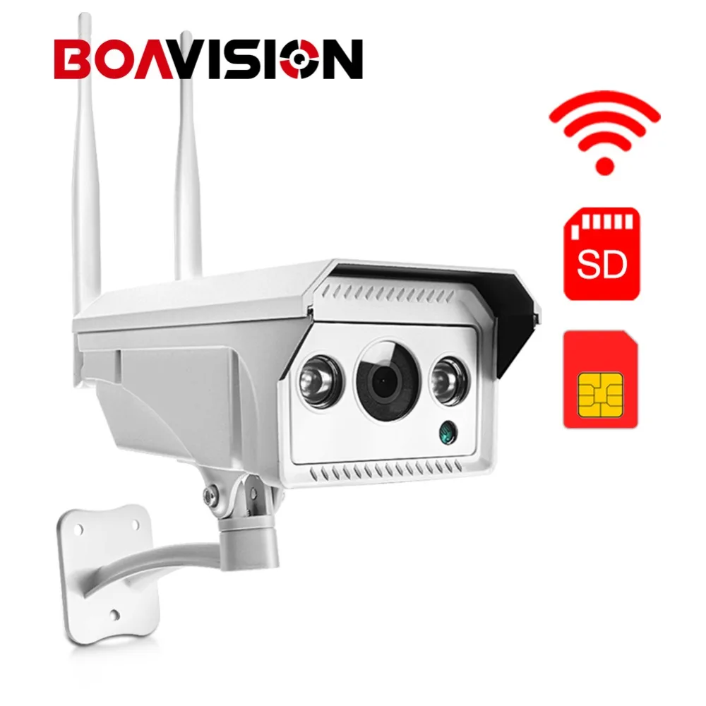 HD 1080P 4G сим-карты WI-FI IP Камера открытый Водонепроницаемый IP66 безопасности Wi-Fi