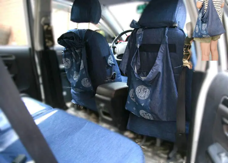 

Denim car seat covers full bags remove the donkey off-road for Skoda Octavia Fabia Superb Yeti Rapid VOLVO V60 XC90 V40 XC60 S60