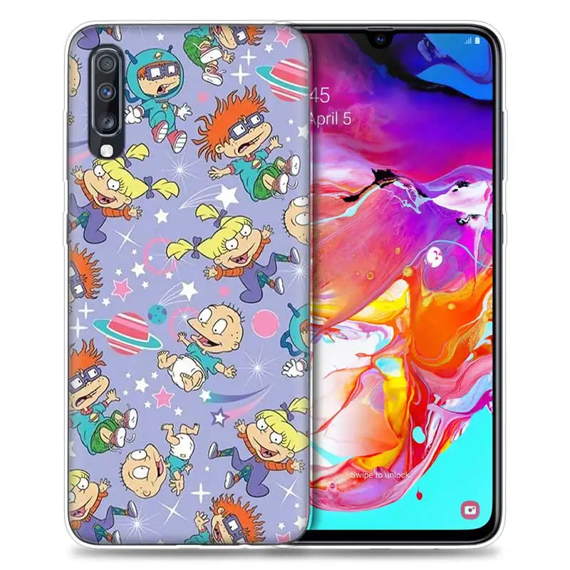 01 Rugrats удивительные чехол для samsung Galaxy A50 A70 A80 A60 A40 A30 A20 A10 M30 M20 M10 A6 A8 плюс A5 A7 A9 силиконовый чехол для телефона - Цвет: 01