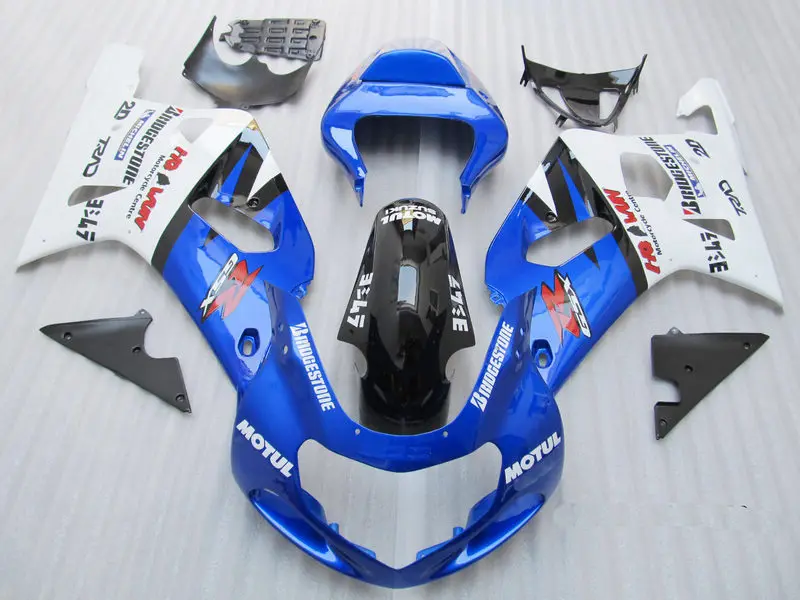 

Injection Fairing for SUZUKI 2001 2003 GSXR600 GSXR750 K1 01 02 03 GSXR 600 750 WhiteBlue GSXR600 750 01 02 03 Fairings Kits