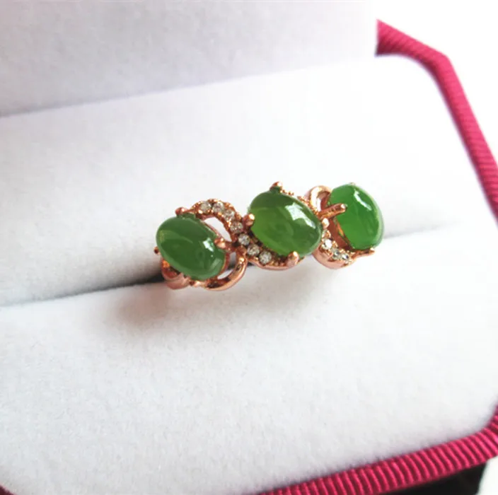 

KJJEAXCMY fine jewelry 925 Pure silver inlay natural jasper gemstone women's oval ring jewelry orchid shaped flower language jhu