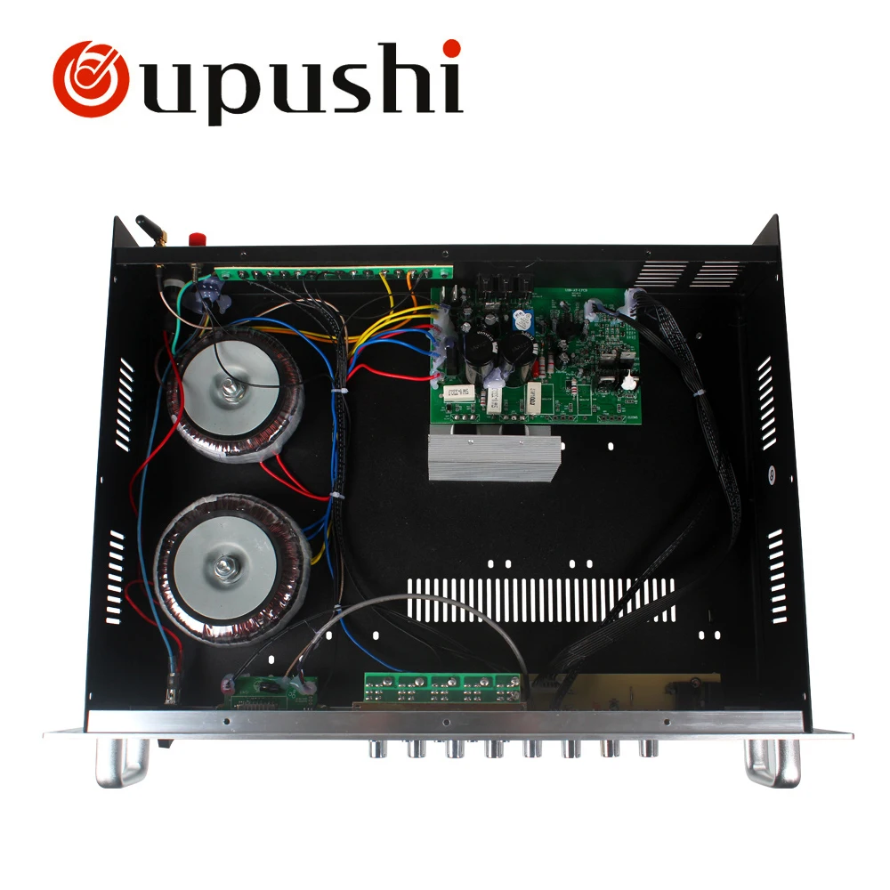 Oupushi профессиональный Bluetooth backround музыка 70/100 V PA Усилитель 5 зон 60 Вт, 120 Вт, 240 Вт MP3 музыкальный плеер с USB, sd-картой