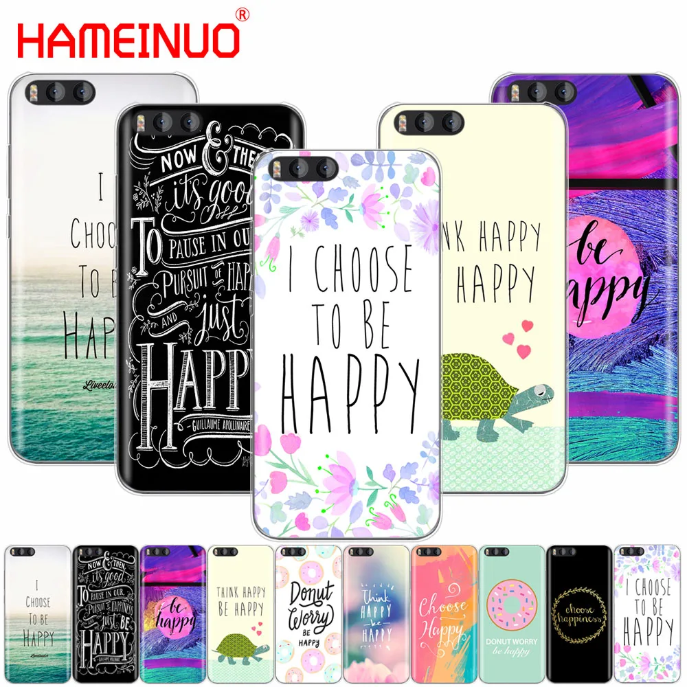 Чехол hameynuo Think Be Happy Choose для Xiaomi Mi A1 A2 3 4 5 5S 5C 5X6 6X 4I 4C NOTE MAX 2 mix plus|Бамперы| |