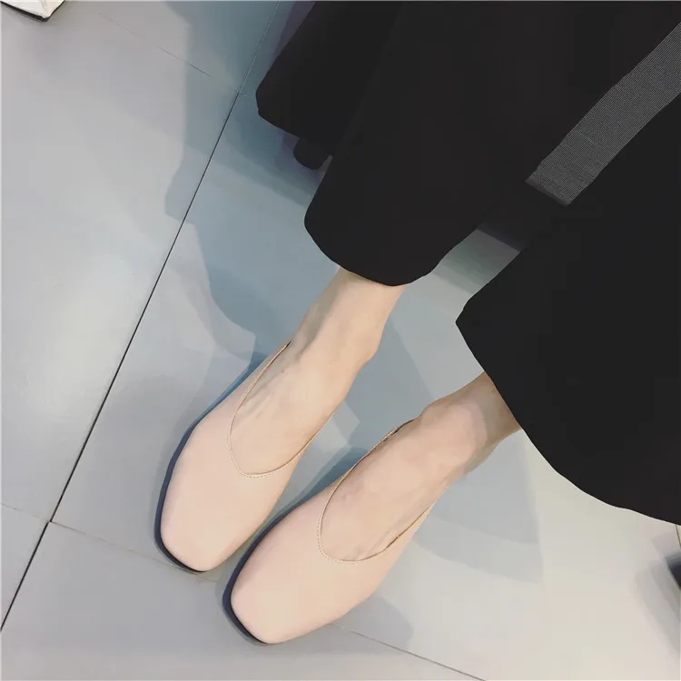 2018 Новая летняя повседневная обувь низкая кожа удобная модная мягкая подошва.