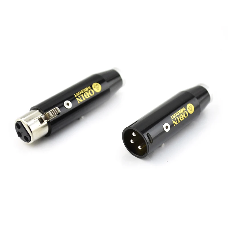 4 шт. штекеры XLR сбалансированные audio с серебряным покрытием штекеры|audio plug jack|silver